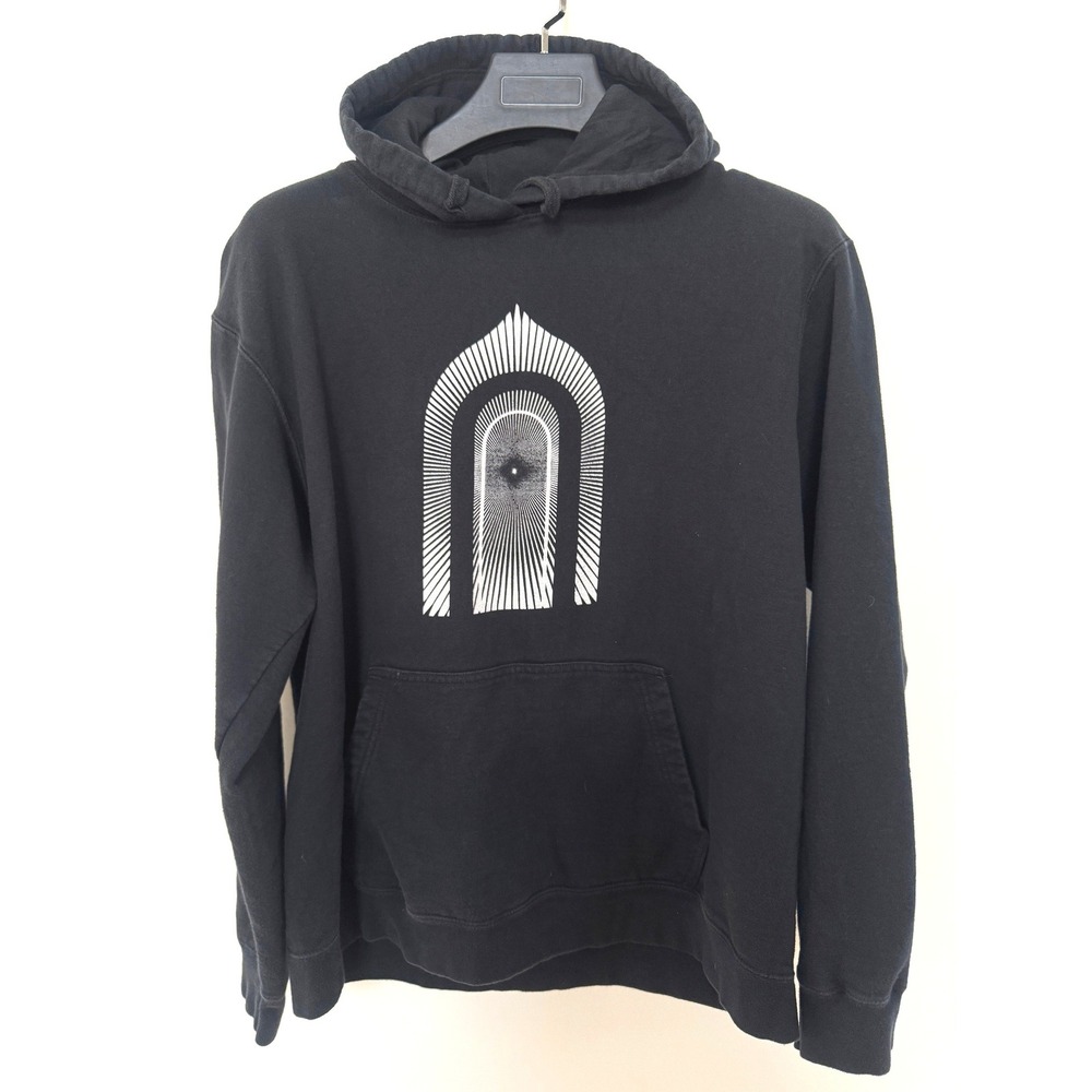 Greta Van Fleet Battle at Garden's Gate Hoodie Mens L Black Band Tour Sweatshirt